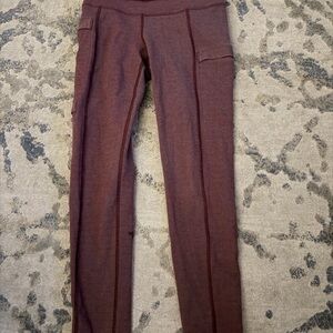 The North Face women’s Maroon Leggings- for winter.